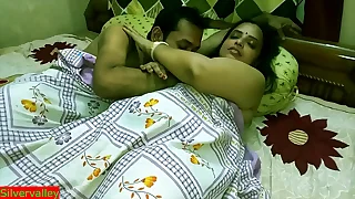 Indian hot xxx Inept Bhabhi 2nd time sex with husband friend!! Please don't cum inside!