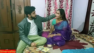 18yrs Indian student having sex with Biology madam! Indian strengthen a attack series sex with clear hindi audio